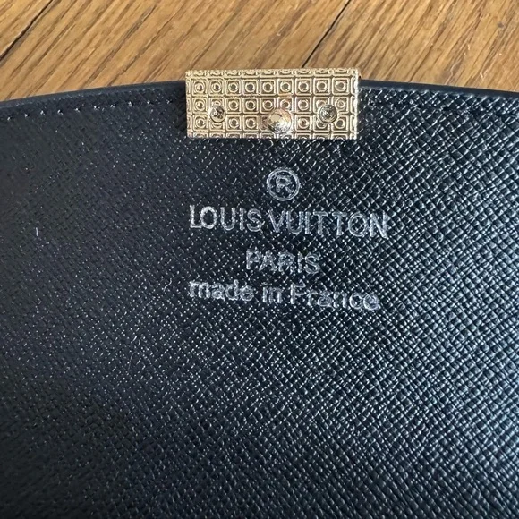 Designer style Black Monogram Wallet - Picture 2 of 7